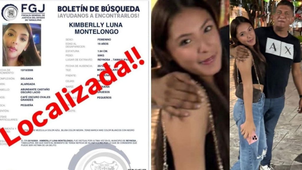 Image | Ciudadano Seguros Kimberlly Luna, Desaparecida En Reynosa, Fue Localizada Con Vida Según El Colectivo Amor Por Los Desaparecidos En Tamaulipas.