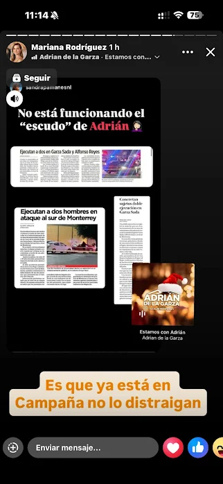 Mariana Critica Seguridad Tras Hechos Violentos En Monterrey, Pero Los Delitos Ocurrieron En Zonas Bajo Responsabilidad De La Fuerza Civil Estatal.