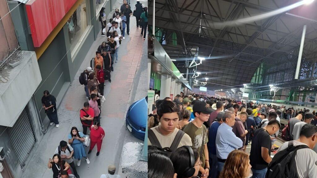 Filas Por Retraso En El Metro Línea 1  | Ciudadano Seguros