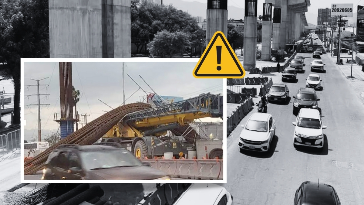 Colapsa Otra Estructura en Obra del Metro